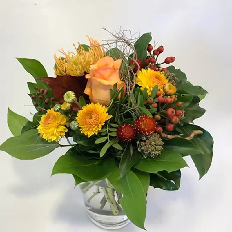 Blumenstrauss in Orange und Gelb
